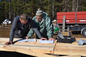 Pönttötalkoot 02.04.2016. Viimeiset suunnitelmat ennen talkoita. 