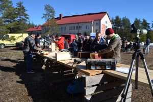 Pönttötalkoot 02.04.2016. Pönttötehdas toimi loistavasti.