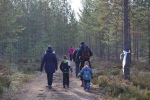 Ruskaretki 2015. Camp President. Ruskaretkelle osallistui paljon perheitä. 