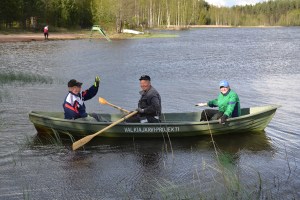 Niinisalon kyläyhdistyksen vene laskettiin veteen keväällä 2015. Kuva: Kirsi Jaakkola